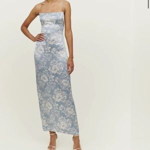 Reformation Frankie Silk Dress